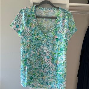 Lilly Pulitzer Multicolor Short Sleeve Tee